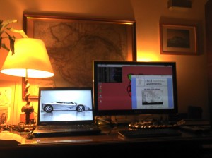 Linux desktops on a desktop